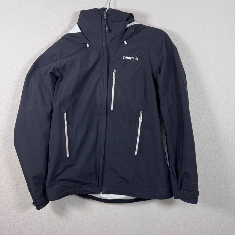 Patagonia Women's Piolet GORE-TEX Hardshell Rain Jacket Gorpcore Black Large